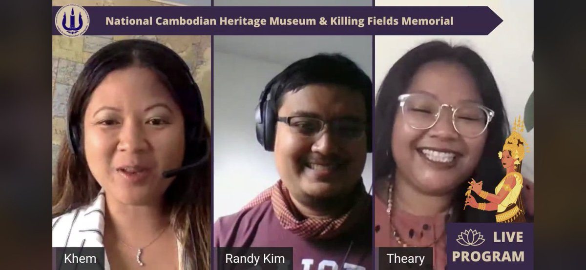 CambodianMuseum's tweet photo. We did it! We pulled off a jam-packed virtual event filled with heart tugging stories, dance, music and calls to action. If you missed our Story of Cambodia Pt. 2 event, you can catch the recording on our Facebook + Youtube pages. #storyofcambodia https://t.co/YAW626ZFCH