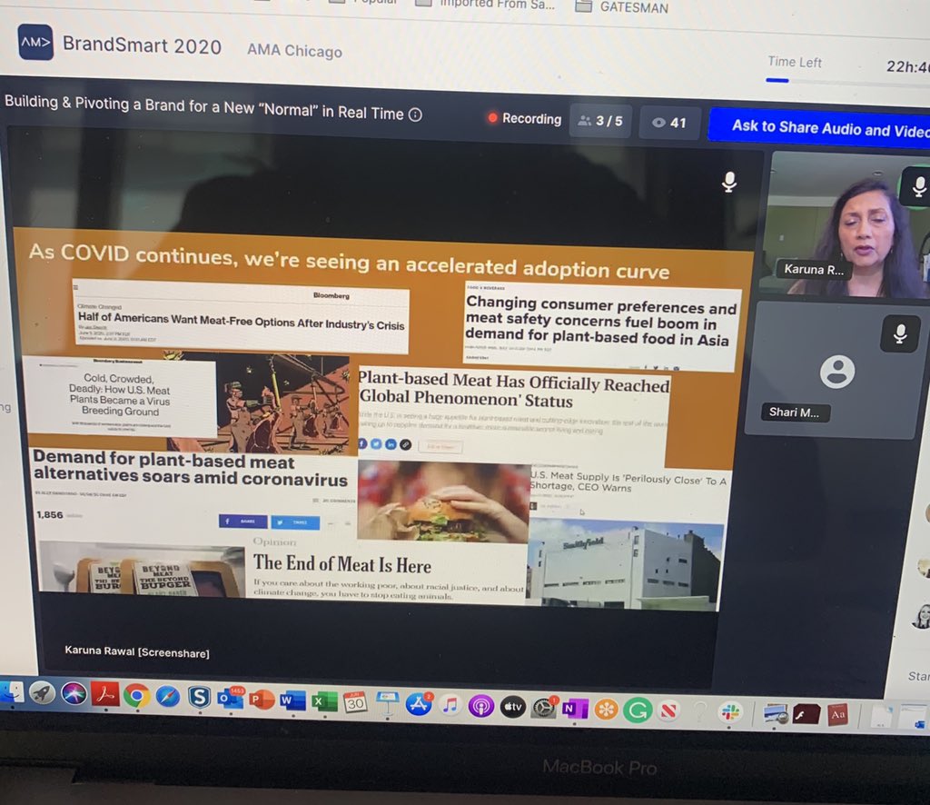 ChristyBerka's tweet photo. . @KarunaRawal describes getting ready to re-launch the @naturesfynd brand in March and then...A new world called for a new brand position. OH, SH*T! Time to shift: https://t.co/X4Y43jnsxy #BrandSmart2020 https://t.co/xA2xXtzsG4