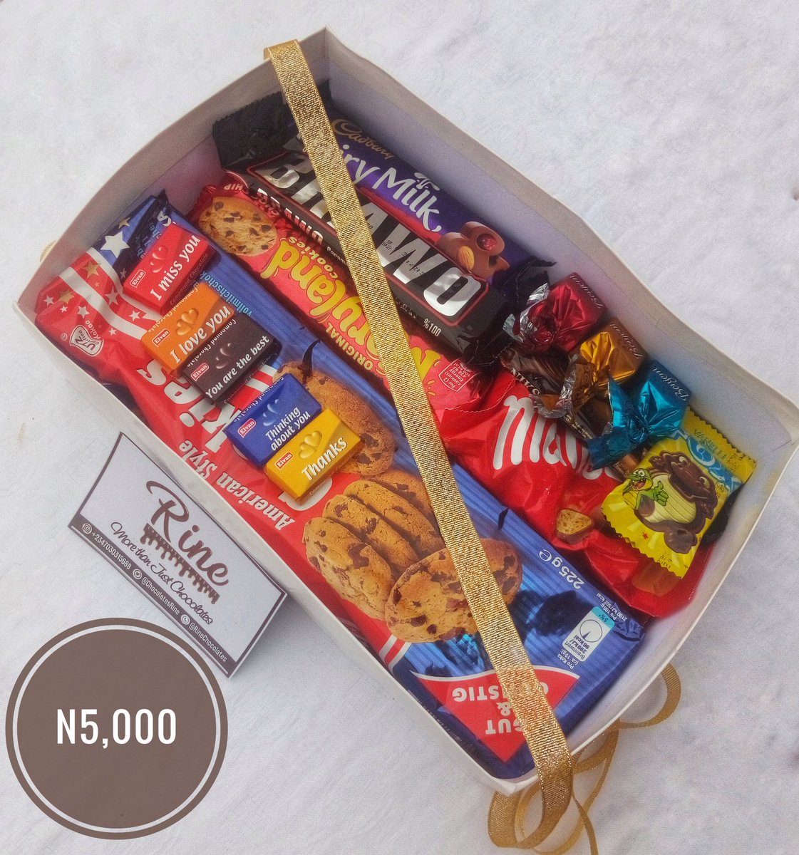 These are other types of our CHOCOLATE ENJOYMENT BOX.It is 5,000 naira. It could be curated to suit your preference as well.