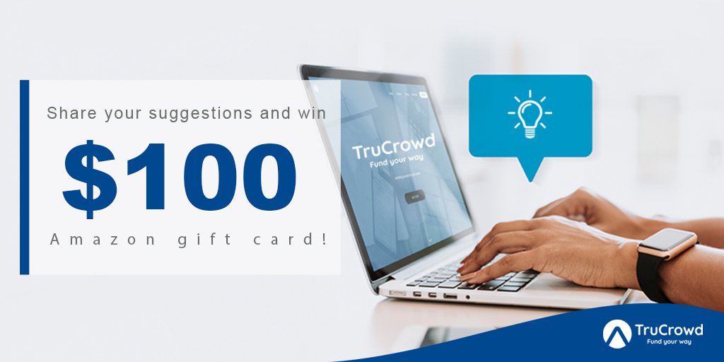 KeepthelightO's tweet photo. TruCrowd's website is undergoing a makeover. Win a $100 Amazon gift card by telling us in less than 500 words what you think we can improve on, highlight more, or include in our site. Join by using the form below: https://t.co/UxuCMmgo34 https://t.co/pRnOlRyzfK