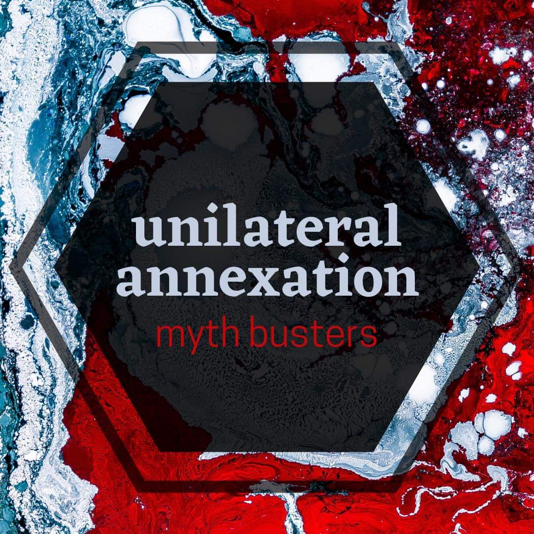 THREAD: Israel's unilateral annexation of the West Bank would be a disaster.Here are some myth busters and how to answer tricky questions about annexation. A resource first seen on our Instagram ( @notoannexation) >>