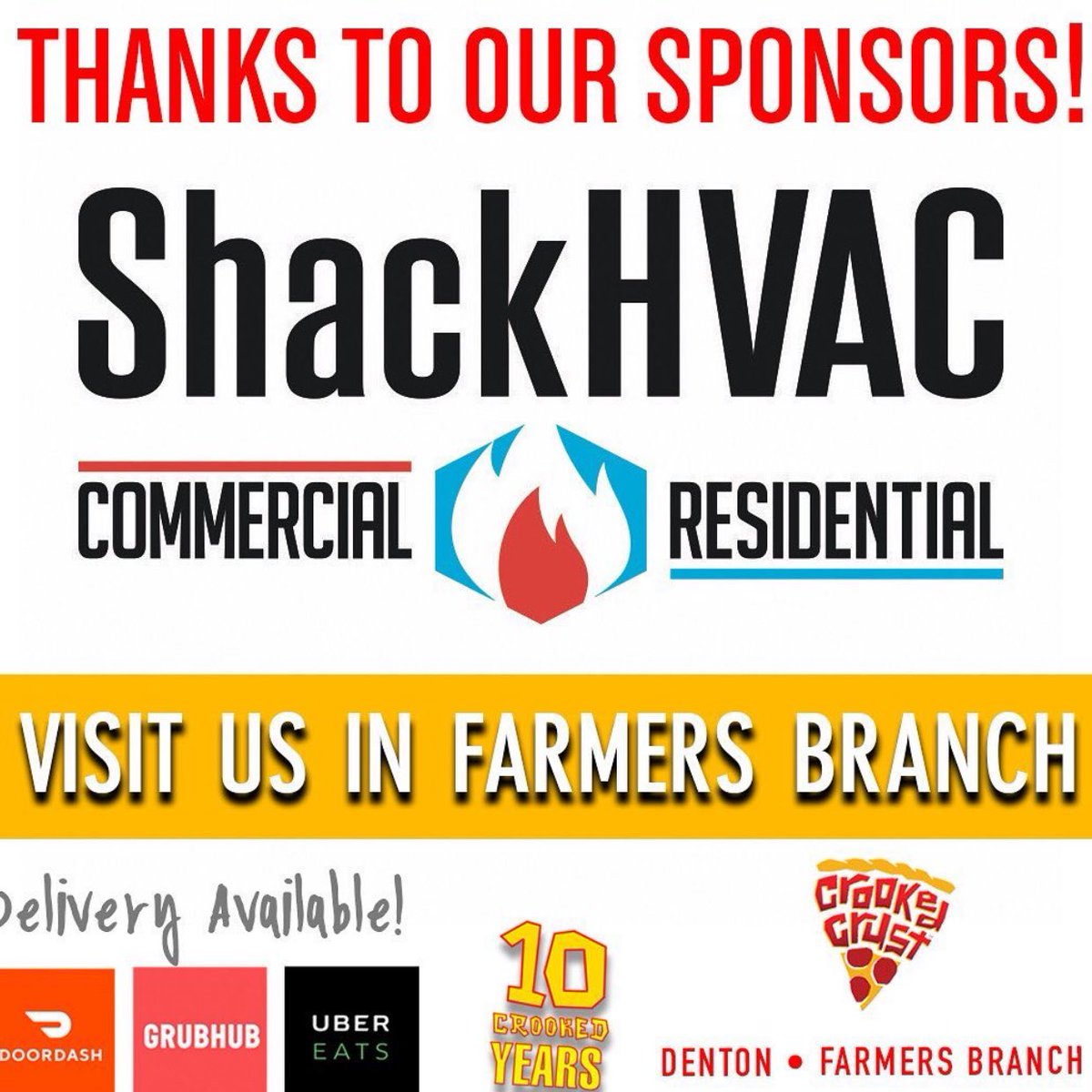 crookedcrust's tweet photo. Amid our Denton tears, ShackHVAC has helped us out a lot. Thanks for the help in Farmers Branch 🖤 https://t.co/JmJUvRVyuD