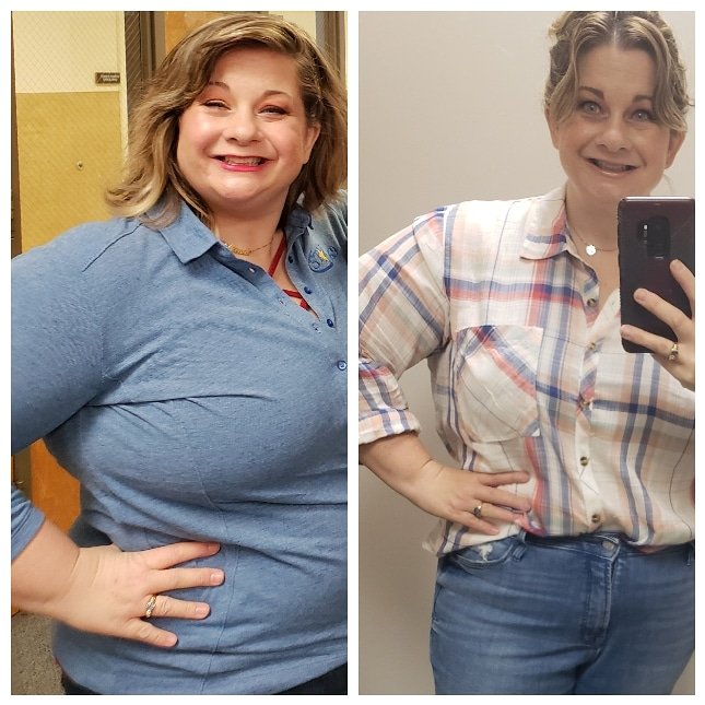 Mandimichaels's tweet photo. You really can tell in this one. 20 to go! @ww_us #WW #wwfreestyle #points #WellnessWorks #healthyme #weightlossjourney https://t.co/xsPZssjDRz