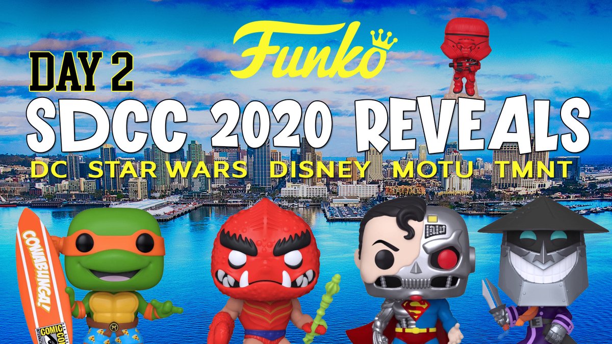 Nerd_Therapy's tweet photo. Let's talk about Day 2 of the SDCC 2020 exclusive Funko reveals!

https://t.co/aVMM6ZbTVq https://t.co/DLcgxF6xLB