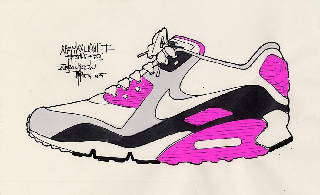 Complex Sneakers on "Tinker early Air Max sketches were next level 🤯 https://t.co/PwdLtt63rS" / Twitter