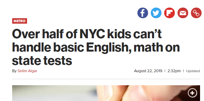 BarbarianCap's tweet photo. @nycgov @NYCMayor how does any of this matter Mayor #Dumblasio?
.
Fact: over 50% of students are below grade level
.
Fact: the FBI is looking at #gradefraud
.
Fact: the DOE Chief of Staff is a pedo
.
Fact: @DOEChancellor failed in Houston but you hired him
.
#NYCClassof2020 #deblasioresign https://t.co/cP1G1loEPh
