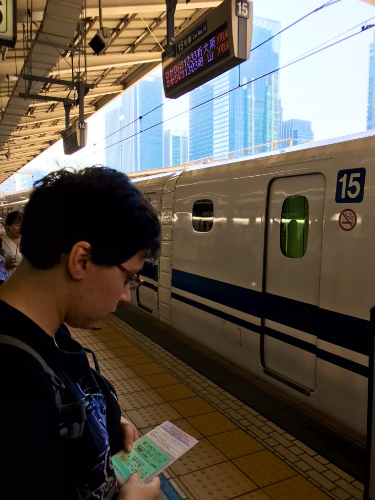 Day 86: still not in  #Japan obviously. Narita Express, mon amour. I loved the trains so much I almost bought a Shinkansen replica to take home  #Tokyo