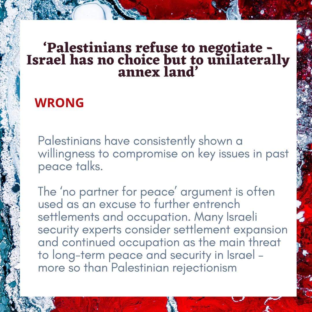 5. "Israel has no choice."It does have a choice. And annexation is the wrong one.