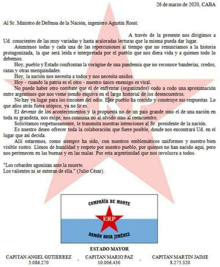fraoneto's tweet photo. Sería bueno q el prote. ⁦@alferdez⁩ se expida al respecto de esto. Parecería q esta gente quiere revivir los sangrientos años ‘70. Es función del estado apagar sus nostalgias asesinas con todo el peso de la ley. https://t.co/Ty495jS2V9