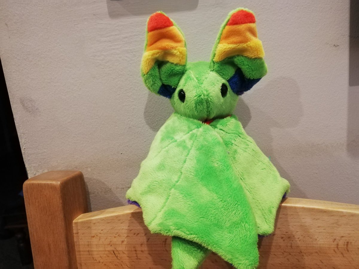 BananaSewing's tweet photo. #Pride bat! 

We are nearing the end of #PrideMonth
but that's no reason to stop celebrating! 
Pattern by @beezeeart and can be found here: :https://t.co/B4sPe8wOfi https://t.co/5kY2T3FRN4