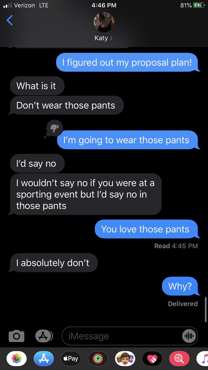 MrAndersonJared's tweet photo. SOMEONE doesn’t like a certain pair of pants I own. Shall we test this out? #SingleOrMarried https://t.co/BSzx6ug9SA