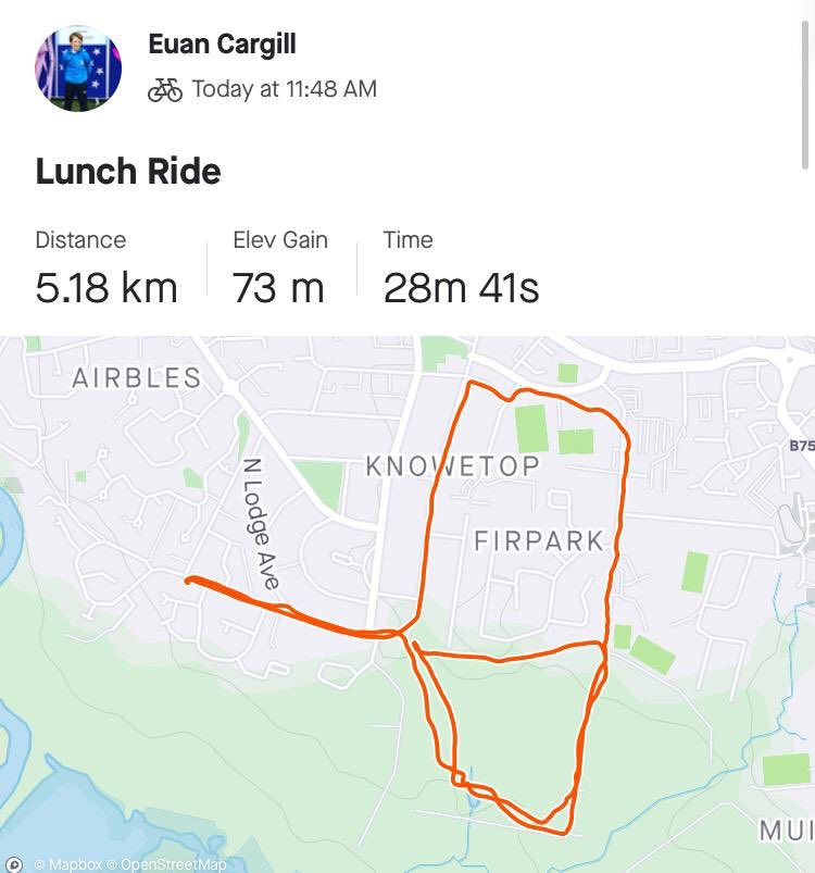 LACARGILL2's tweet photo. @captainmaxi #13MBBvirtualcamp #BoysBrigade a few more bike rides and dog walks to add to the mileage. Max is loving BB camp too! https://t.co/8wLp8OHR1T