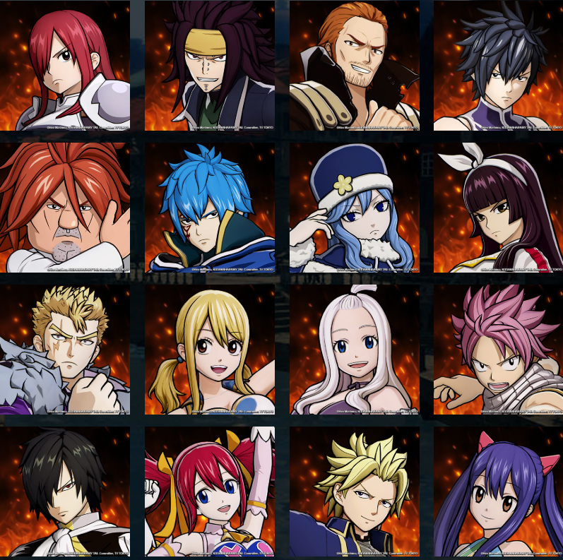 KOEI TECMO AMERICA on X: Represent your favorite characters! We have some  icon avatars for the community to spread your love of #FairyTail   Comment with your ideal #FairyTail team and tag