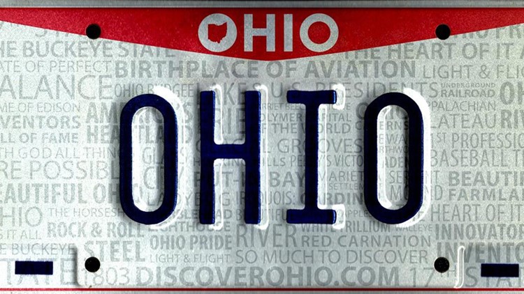10TV's tweet photo. Ohio will no longer require front license plates beginning tomorrow https://t.co/1rBorxgzol #10TV https://t.co/PJqC9zUD5F