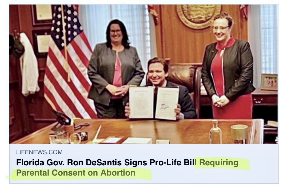 CarlosGSmith's tweet photo. .@GovRonDeSantis refuses to issue a statewide mask order as #COVID19 cases surge &amp; asymptomatic young people are spreading the virus. He insists he ‘can’t control’ what young people do. Today, he signed a forced parental consent bill on abortions to CONTROL WHAT YOUNG PEOPLE DO. https://t.co/IYL9sS91qd