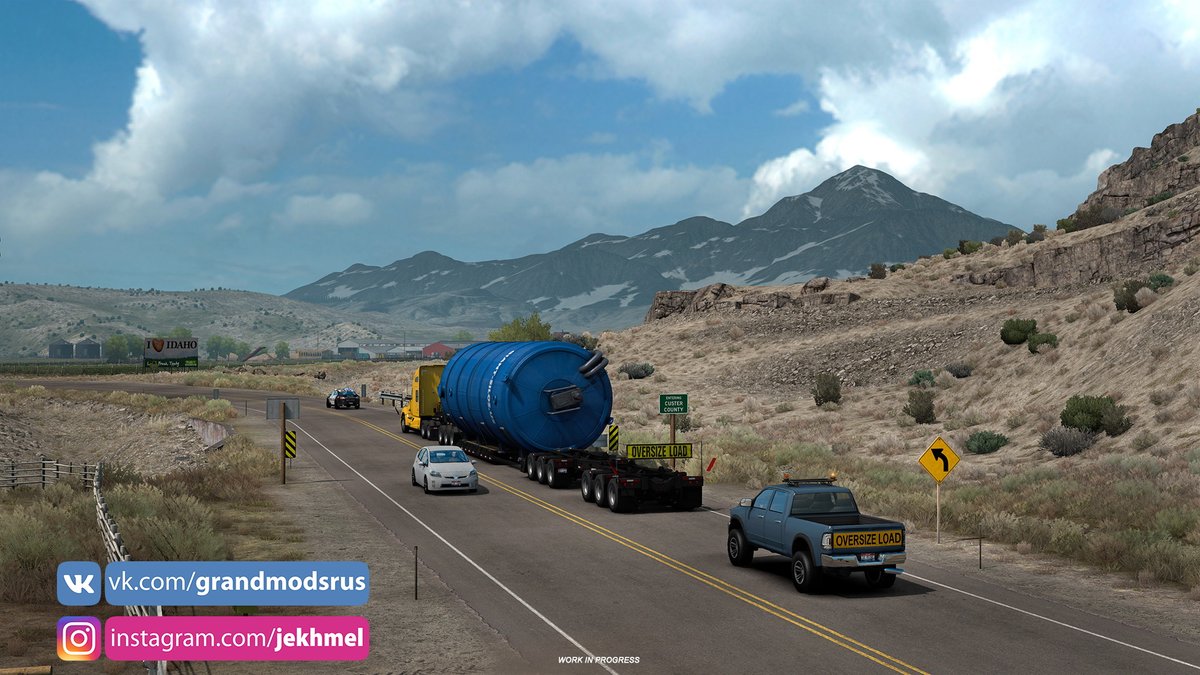 В предстоящем штате Айдахо для #AmericanTruckSimulator, будет представлено три дополнительных маршрута для транспортировки крупногабаритных грузов #SpecialTransport. ⚠🚛 

grandmods.ru/3974-perevozka…

#ATS #Idaho #oversize #oversized #wideload #heavyhaul #heavyhaulage #heavytrucks