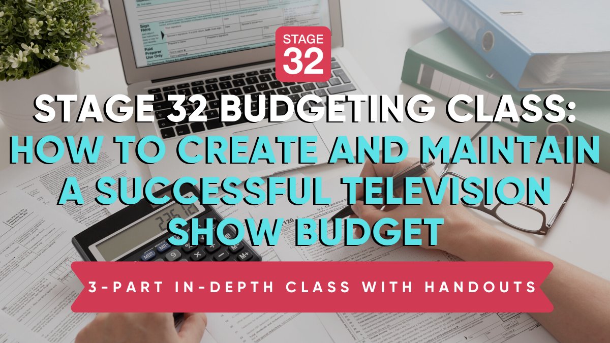 Stage32's tweet photo. Producer of Amazon's Goliath Teaches How to Create & Maintain a TV Budget
Exclusive, interactive 3-part Class Starts Monday
Register Now: https://t.co/2cmCQvBR45
#television #tvproducing #linebudget #filmbudgeting https://t.co/9A0ZRE5h0n