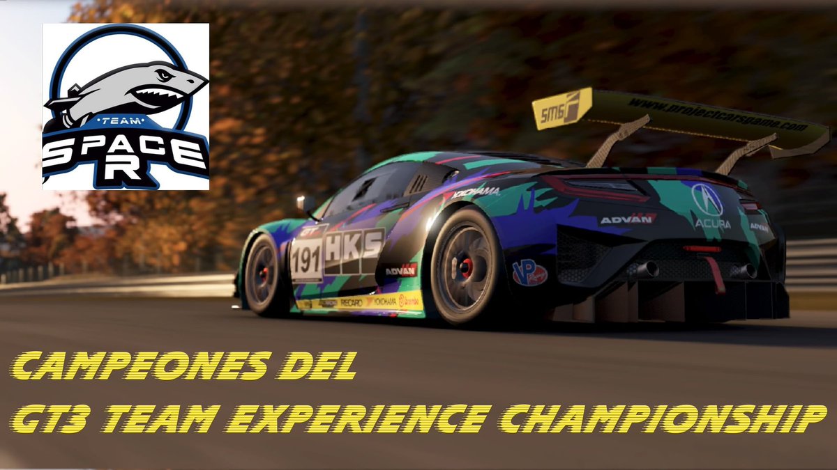 Y con la última csrrera que se marcó jatokan saliendo ultimo y quedando primero en Silverstone con lluvia nos llevamos el campeonato gt3 team experience. Solo podemos daros las gracias pilotos( bandik jatokan y esteban) por darlo todo en la pista y lucir los colores del equipo.
