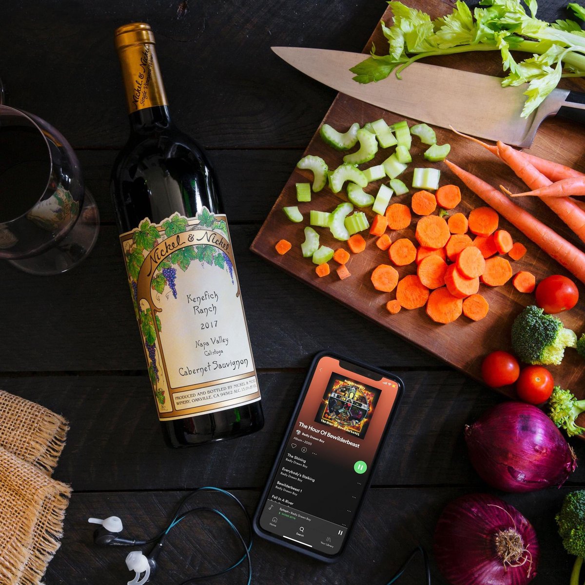 Uncorking a great #napavalley #cabernet, and unwinding in the kitchen with great food and this <a href="/Spotify/">Spotify</a> playlist our wine club team put together: spoti.fi/2z8FfxU
Because, Tuesday ...