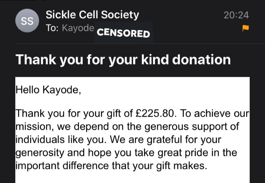 kayode_a1's tweet photo. This month I dedicated my business’ revenue to good causes. I made £1355 and its being split 6 ways to the following places:

Sickle Cell Society
Yemen Crisis
Survivors Trust
Belly Mujinga 
Shukri Abdi 
Black minds matter UK

Love to everyone that supported this month💓 (1/2) https://t.co/mxniXWdSsZ