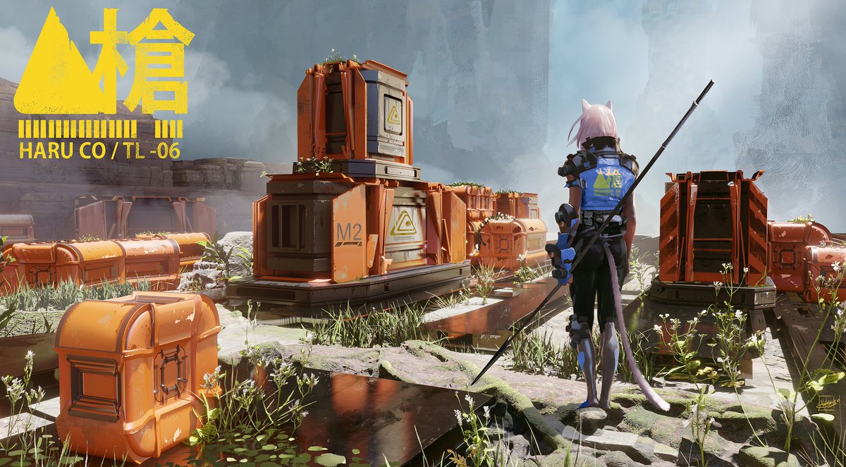 ngillustration's tweet photo. Haru and the Spear - Modeled Crates, ground plane and a jacket for the character in Blender. Foliage and BG rock formation was exported from @quixeltools. Final painting details done in @Photoshop.
-
-
#blender3d #quixel #photoshop #digitalart #newart #conceptart  #studynao https://t.co/Cjy3g3AAKE