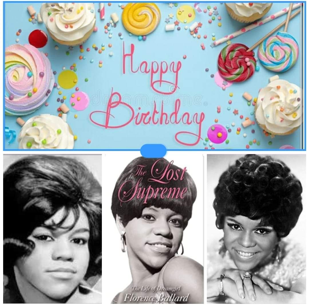 Happy Heavenly Birthday to MISS FLORENCE BALLARD..... Founder of the legendary Supremes. 