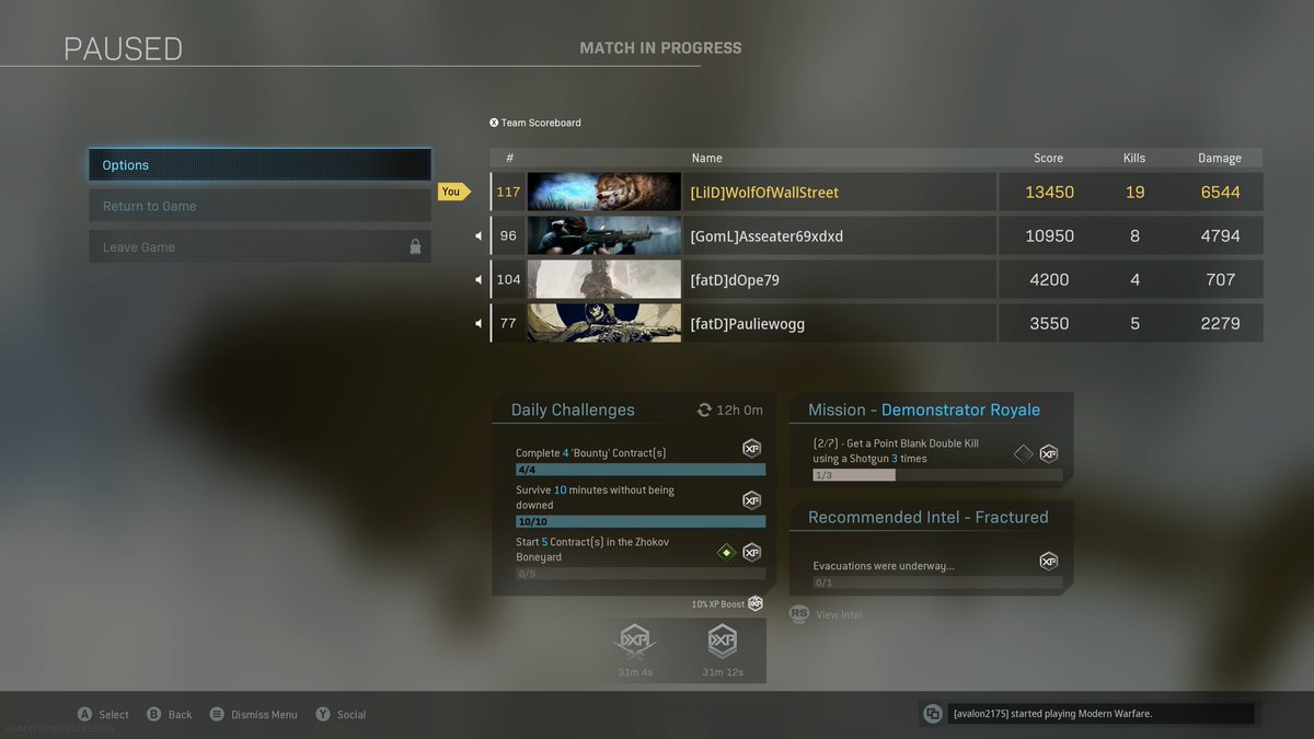TheWolfOfCOD's tweet photo. #CallofDutyModernWarfare #XboxShare https://t.co/fB6AjxAvw8
