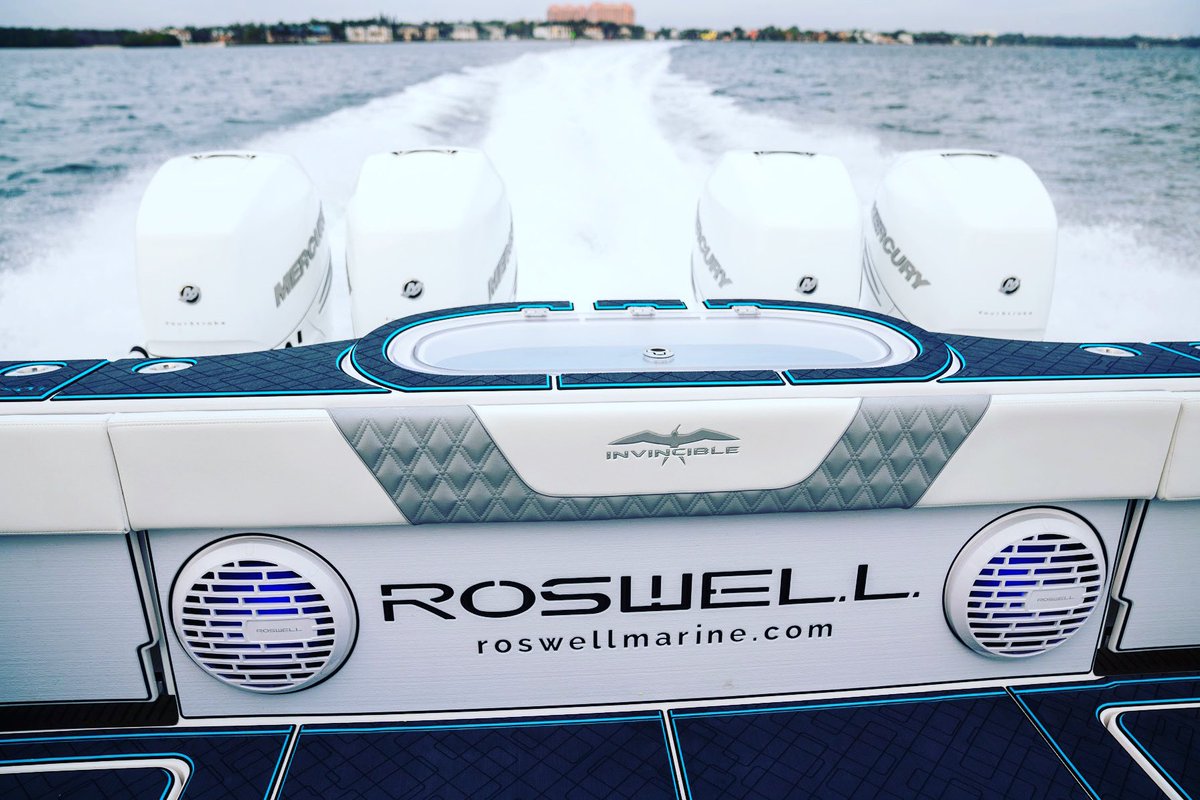 RoswellMarine's tweet photo. Experience The Speed of Sound. #ExperienceRoswell. 🔊
. . .
#RoswelR1Audio
#InvincibleBoats
#GetLoud
@invincibleboats https://t.co/NuBGiNXyg7