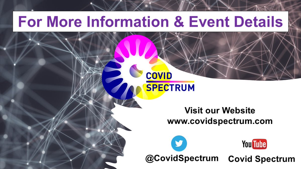 Thread (6/6): Research InterdisciplinarityJoin our upcoming webinar for a panel discussion centered on the effects of Covid-19 on ResearchRSVP & More Info:  http://covidspectrum.com/Research.php 