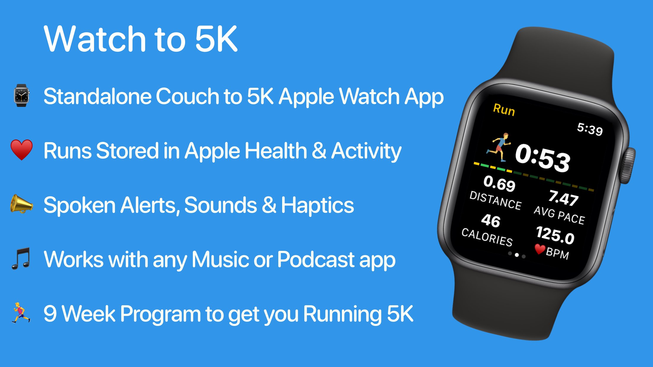 Couch to 5k sales apple watch without phone