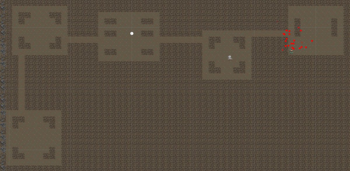 22 and a half hours: Lots of stuff!! Better dungeon and room generation! Working settings menu with saved preferences! Shooter enemy variants!
