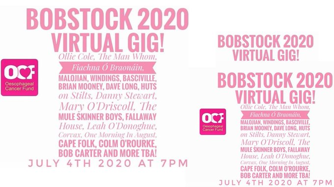 Homestead Post (@homesteadpost) on Twitter photo @BobstockCapeCl <a href="/stephenbyrne23/">Stephen Byrne</a>
Virtual Bobstock 2020 in aid of <a href="/OesophagealCF/">Oesophageal Cancer Fund</a>
7PM, 4th July 2020
<a href="/fobraonain/">Fiachna Ó Braonáin</a> @OneMorninAugust @CormacChafe <a href="/olliecole/">oliver cole</a> <a href="/TheManWhomIan/">TheManWhom(IanDoyle)</a> @Malojian @brianmooney123 <a href="/windings/">Mystery Geust</a> <a href="/Basciville/">Basciville</a> & some very special guests!
facebook.com/donate/2561701… @BobstockCapeCl <a href="/stephenbyrne23/">Stephen Byrne</a>
Virtual Bobstock 2020 in aid of <a href="/OesophagealCF/">Oesophageal Cancer Fund</a>
7PM, 4th July 2020
<a href="/fobraonain/">Fiachna Ó Braonáin</a> @OneMorninAugust @CormacChafe <a href="/olliecole/">oliver cole</a> <a href="/TheManWhomIan/">TheManWhom(IanDoyle)</a> @Malojian @brianmooney123 <a href="/windings/">Mystery Geust</a> <a href="/Basciville/">Basciville</a> & some very special guests!
facebook.com/donate/2561701…