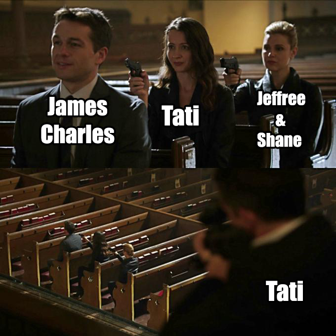 The whole Jeffree, Shane and Tati drama explained in one image