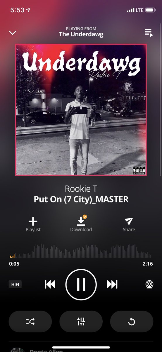 abetterworld0x's tweet photo. The Underdawg Out Right Now On Audiomack, will be on all major platforms later this week‼️ Hope y’all enjoy my first project. Happy Gday to myself again! T! https://t.co/bforlnMXdZ #HappyBirthday #RookieT #Underdawg #7City https://t.co/f4PiSl8CZn