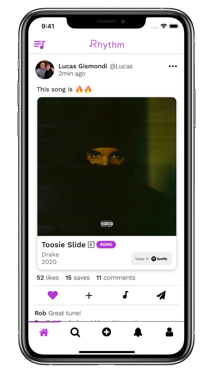 AppRhythm's tweet photo. New update + Rhythm is now available in every country!

- redesigned news feed
- post full albums
- post playlists

Download Rhythm now! https://t.co/tQu04TsLSv