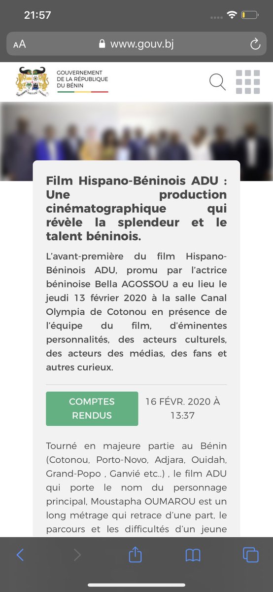 Yaovi_Atsou's tweet photo. Adú, un super film tourné en majorité au Bénin 🇧🇯🔥🔥🔥 #Netflix #Adú https://t.co/vomdMW3hRq