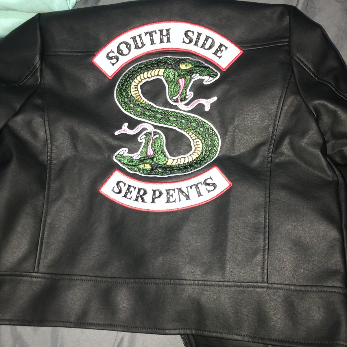 IRL; My Southside Serpents Jacket got in today, I’m screaming.