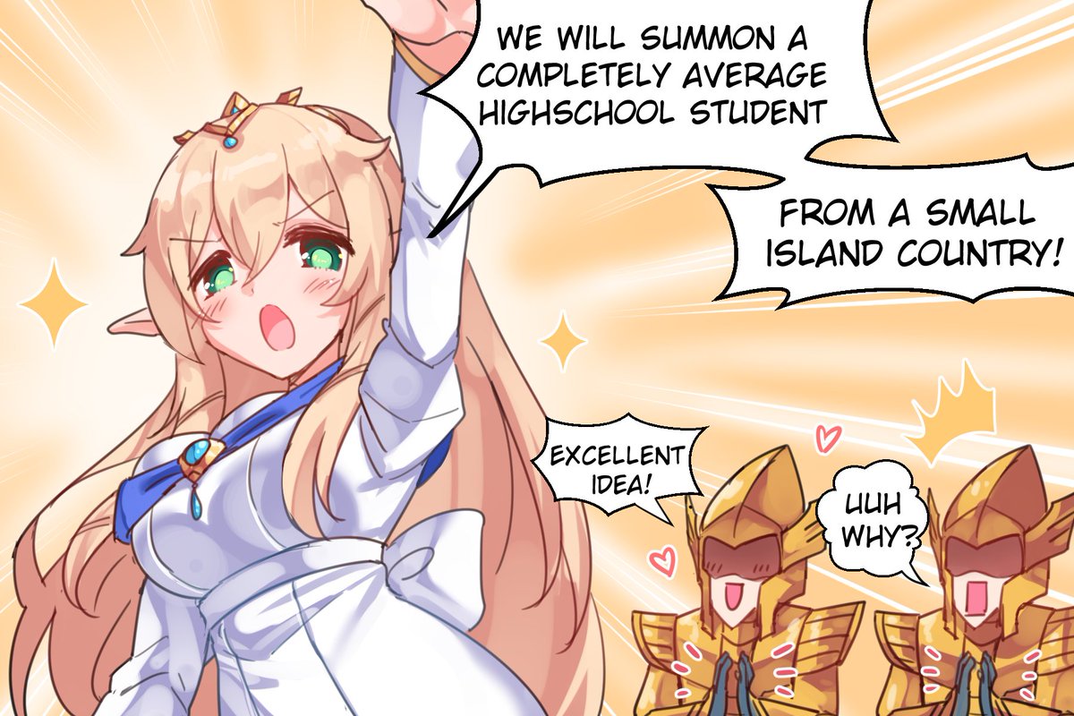 I wrote a totally original anime story! 