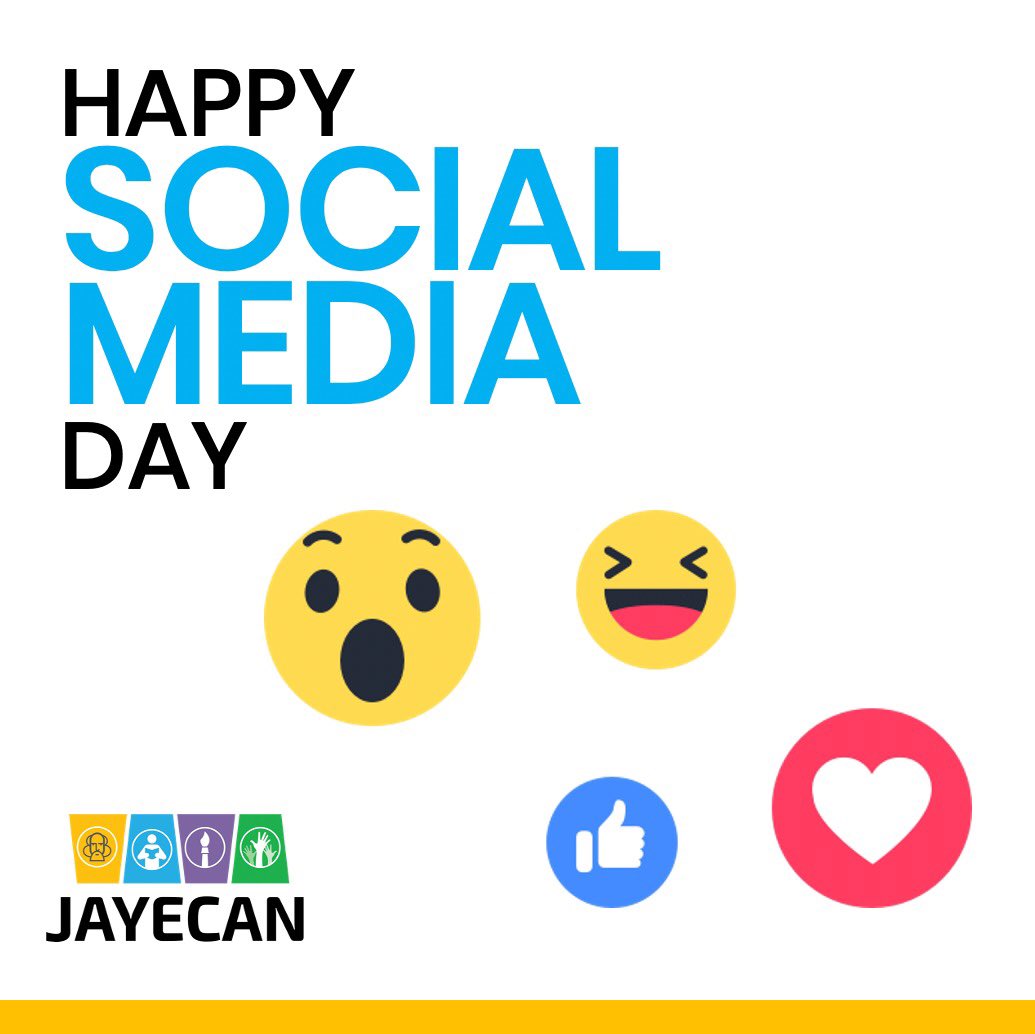 Happy #SocialMediaDay2020 🎉Thank you for staying connected with us! 🤗 For more updates from us check out our website: jayecan.org