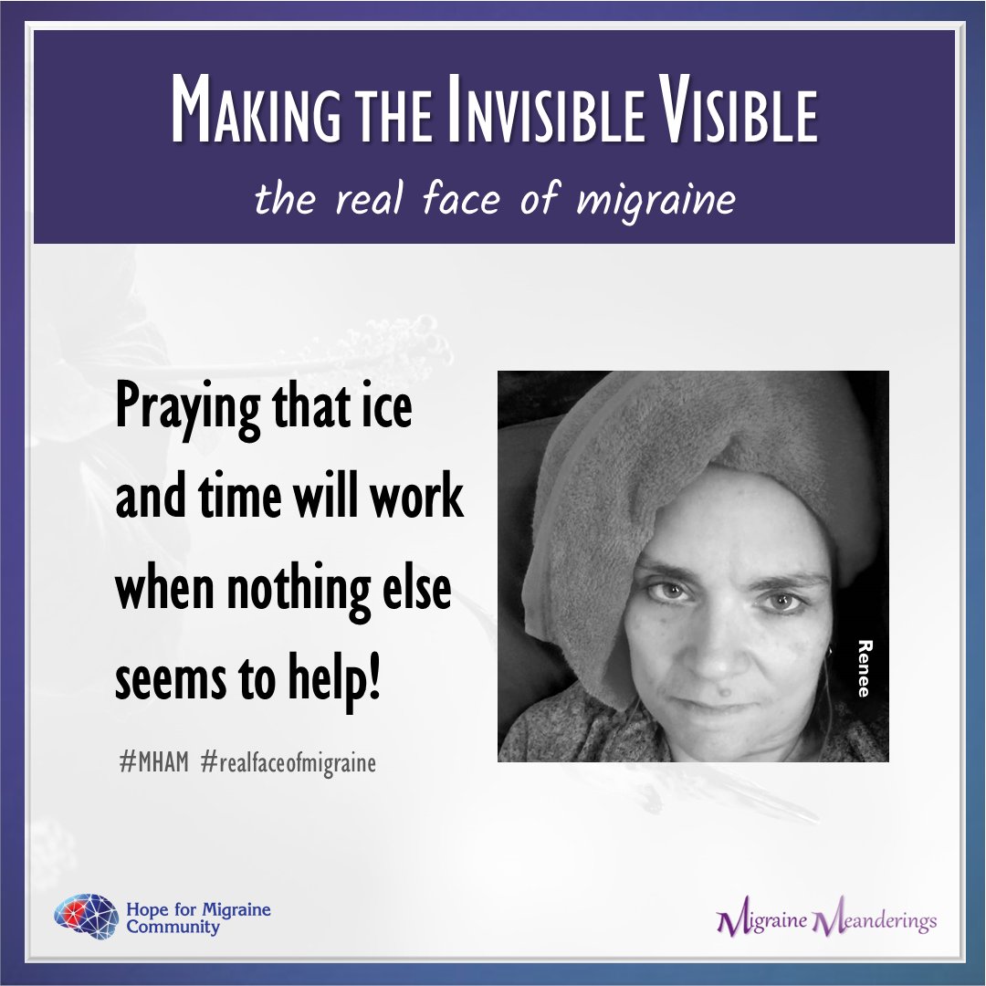 migrainemeander's tweet photo. The Real Face of #Migraine!
The reality of #headachedisorders is not pretty behind the mask we often wear. Share &amp; help raise awareness! Thku for the pic, Renee!
#migraineawareness #MHAM #youneedcommunity #migrainemeanderings #hopeformigraine #clusterheadache #realfaceofmigraine https://t.co/0Yr5kQxDAg