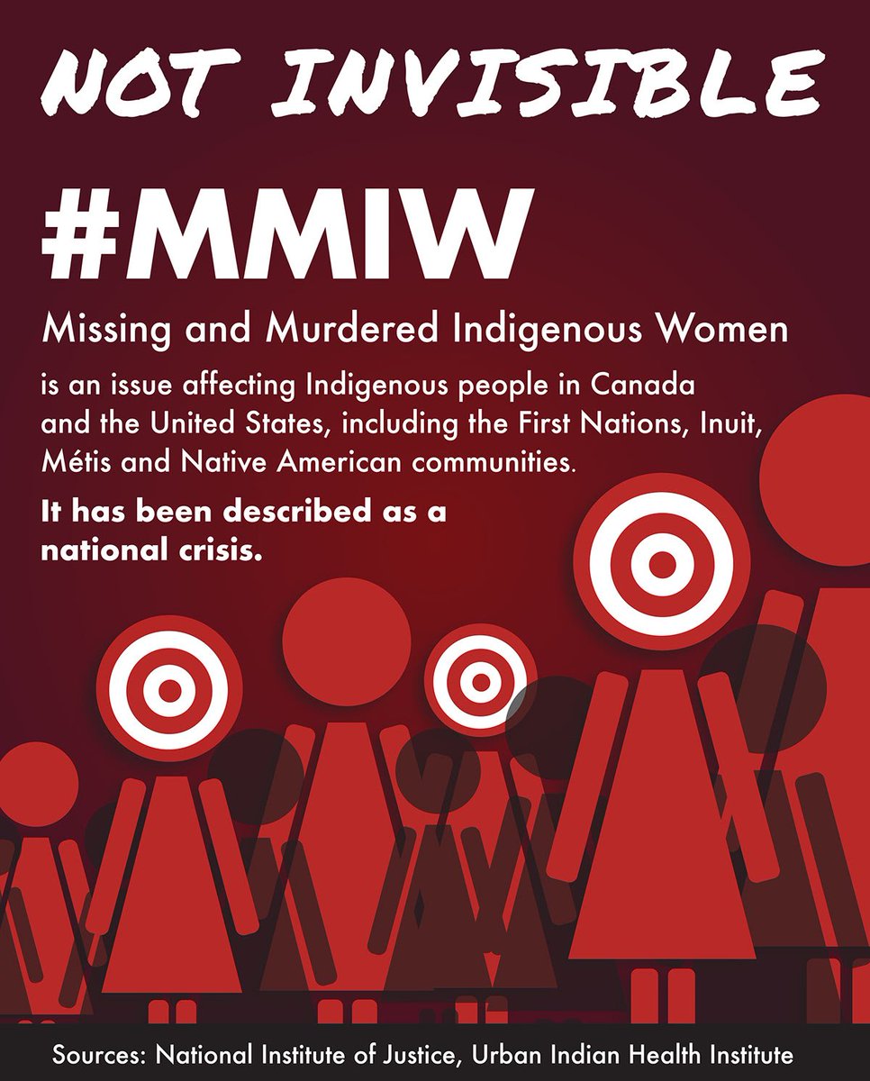 sydkerley's tweet image. Missing and Murdered Indigenous Women and Girls statistics. the media does not cover this enough! Here are some statistics I strongly encourage you to do some more research on the topic. #notinvisible #MMIWG