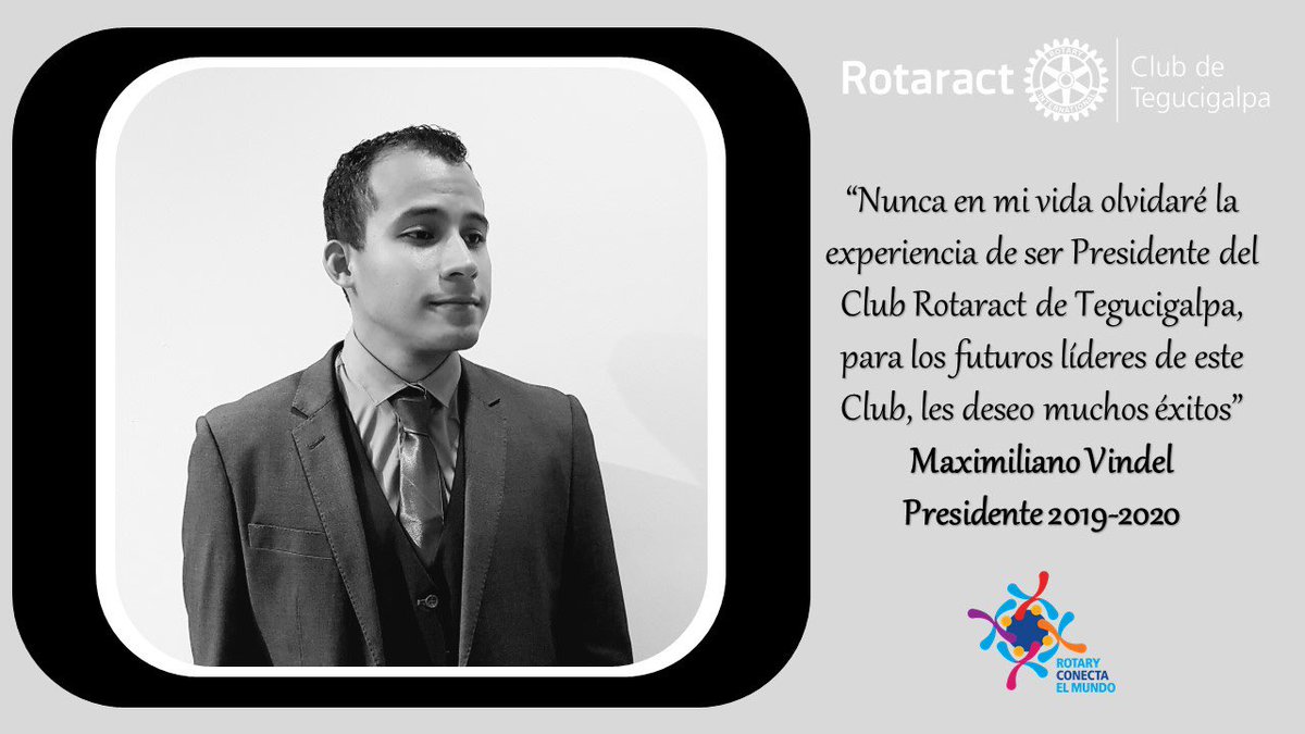 RotaractdeTegus's tweet photo. Nuestro presidente periodo 2019-2020 @MaxxxV12
.
Fue un honor tenerte como líder de nuestro club teniendo desde inicio a fin objetivos y metas que fueron cumplidas y algunas re adecuadas para mantenernos siempre dando nuestro servicio a la comunidad.
#RotaryConectaAlMundo https://t.co/btEvgCVXOs