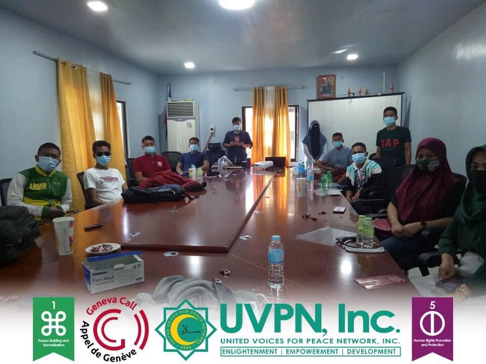 UVPNinc's tweet photo. UVPN intensifies its call for youth participation in civilian protection in Maguindanao in partnership with Geneva Call in this time of pandemic through its Kangudan Magungaya Project. It has gained support from the local leaders of its target municipalities in Maguindanao https://t.co/iCUMQiEH0A