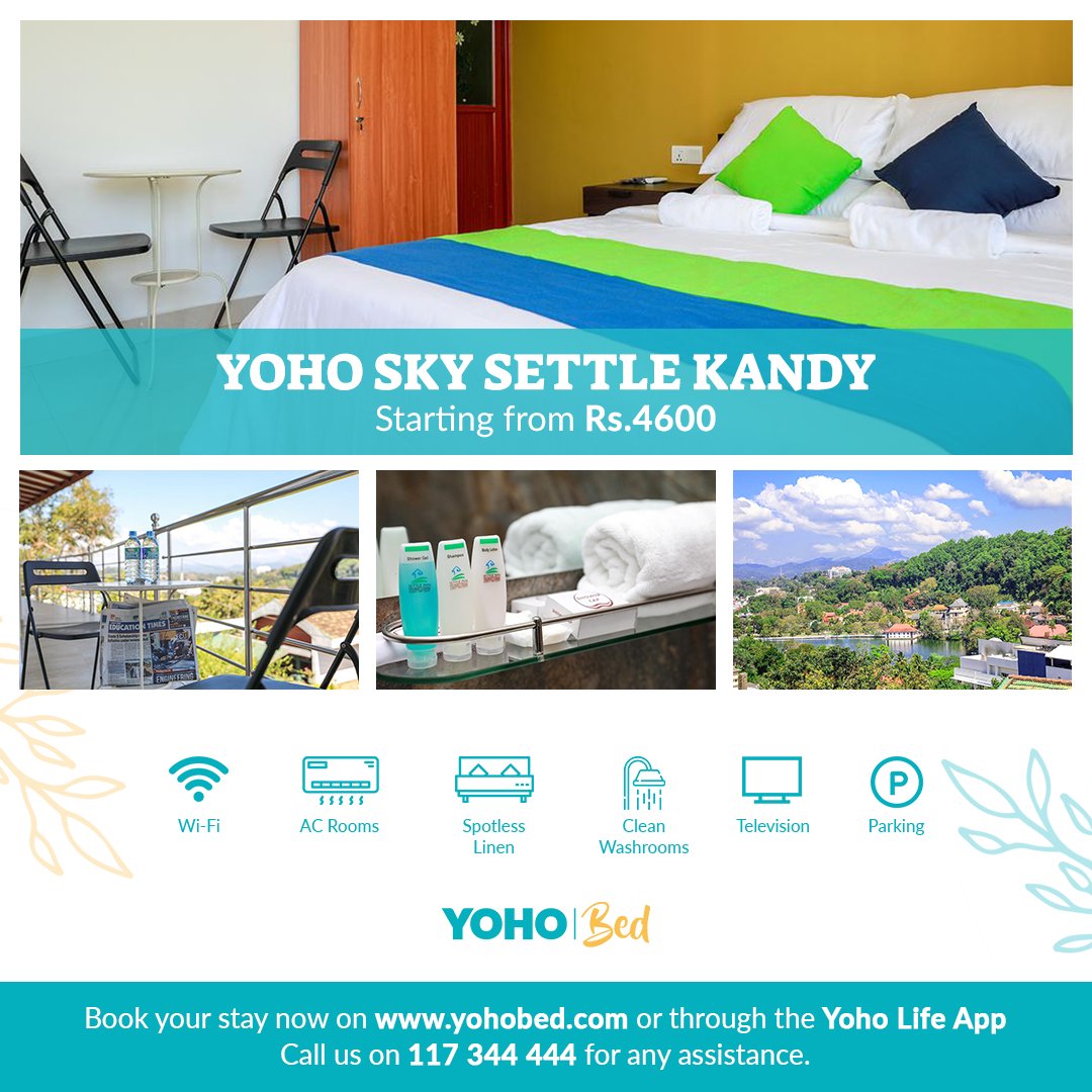 Book your stay with us now. 😊
Visit yohobed.com or call us on 117 344 444.
