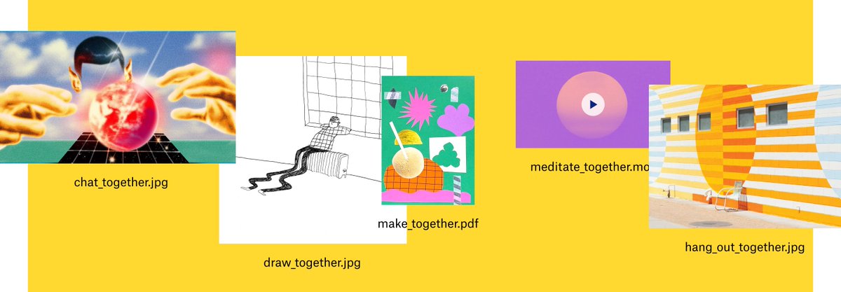 Thought it would be silly but really enjoyed these "digital care packages" from  @dropbox. It's a neat idea. May try one of my own.  http://dropbox.com/care-package&nbsp;A few that stood out to me...