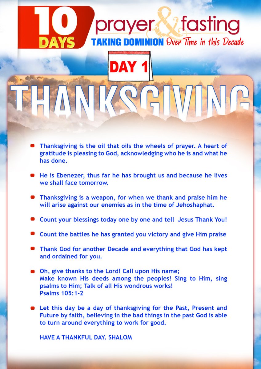 apostlejkimani's tweet photo. Count your blessings one by one and see the faithfulness of the Lord.
When your gratitude stops you're going to be grounded.
#Thanksgiving
#10DaysofPrayer&Fasting
#TakingDominionOverTime
@MbciTvOfficial @mbciradio1 @prayerweek @wachirawanjira https://t.co/L2qF0Mqr2k