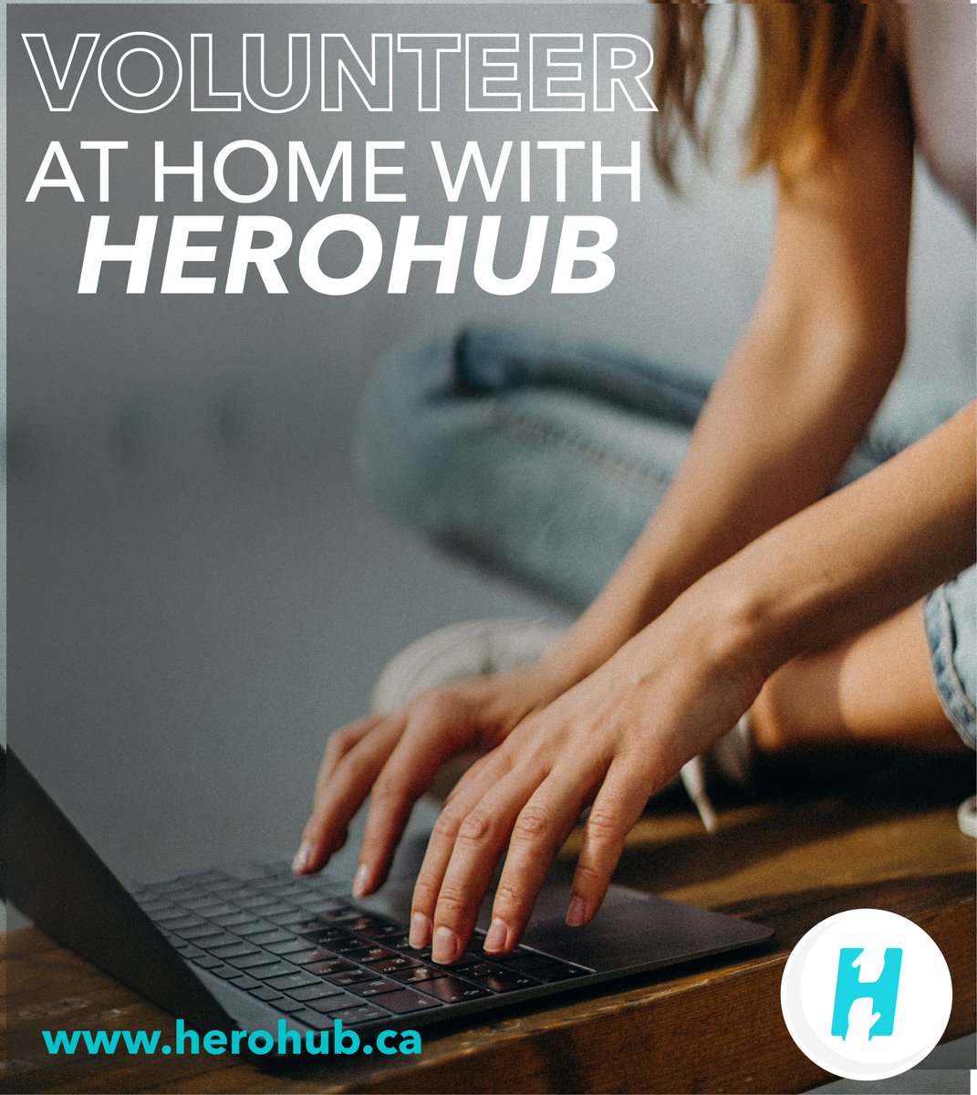 Help charities &amp; non-profits fight the impacts of the pandemic by volunteering virtually! Join our volunteer postings board for opportunities at herohub.ca/volunteer-post…