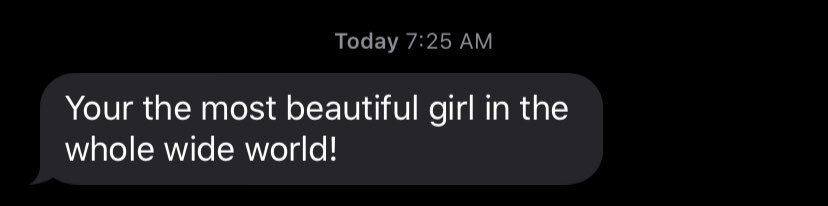 kayladriver's tweet photo. I get the sweetest Goodmorning texts every single day🥺 https://t.co/u4AsbsU7O2