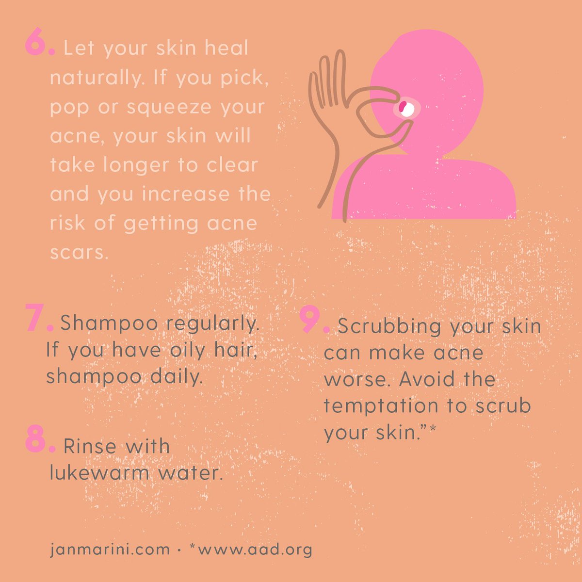 MSkinSolutions's tweet photo. 9 #skincare tips for #acne! #AcneAwarenessMonth @AADskin https://t.co/CSSM9vUmF8