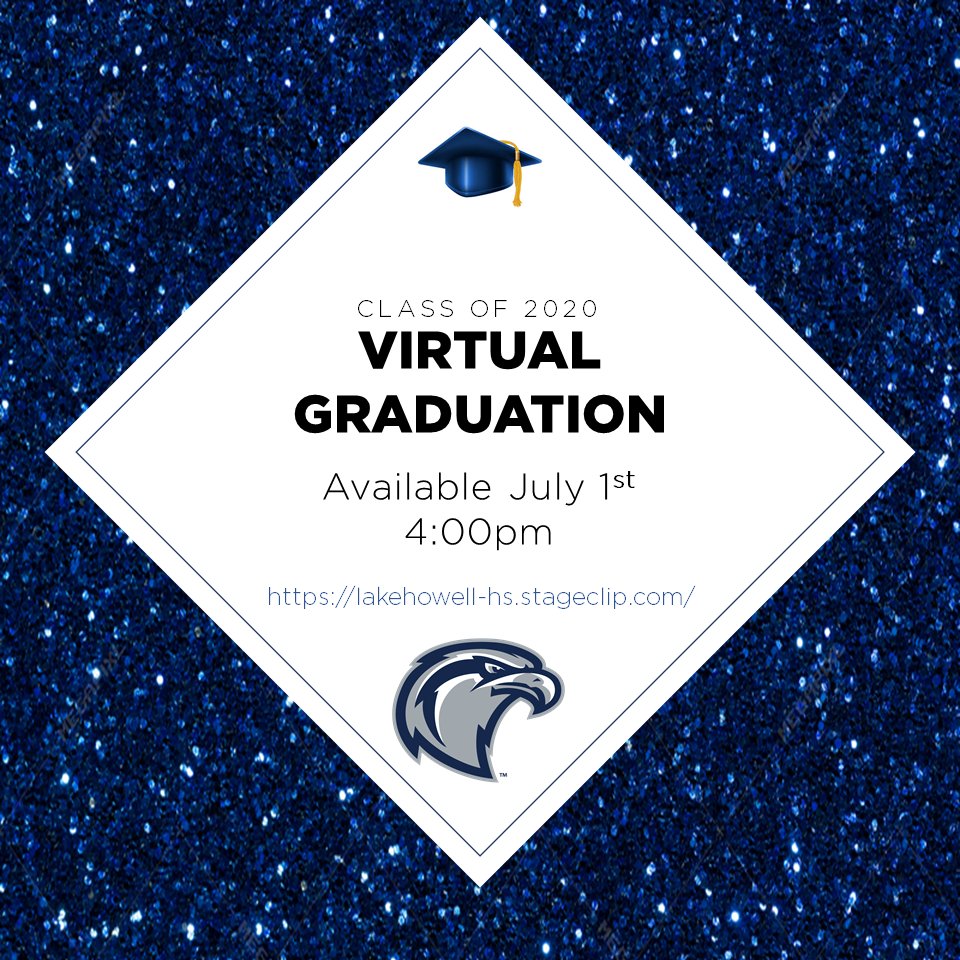 Class of 2020 Virtual Graduation premieres tomorrow, July 1 at 4:00pm!